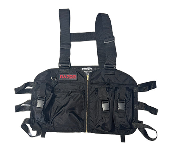 Razor Strap Vest Black - Coon Hunter Supply