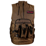 Razor Quarter Zip Combo Brown Vest - Coon Hunter Supply