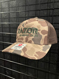 RAZOR Duck Camo Hat - Green Logo