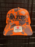 Razor Orange Duck Camo Hat