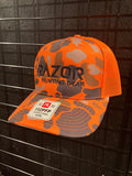 Razor Orange Duck Camo Hat