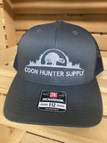 Coon Hunter Supply Hat Charcoal / Blue - Coon Hunter Supply