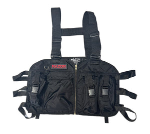 Razor Strap Vest Black - Coon Hunter Supply