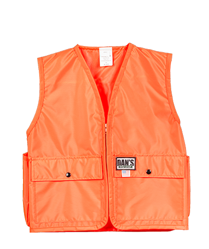Dan's Kid's Blaze Orange Vest - Coon Hunter Supply