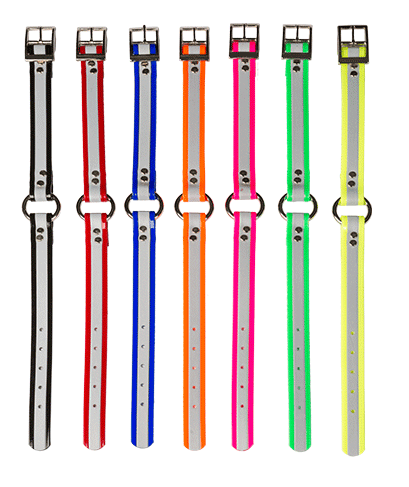 3/4'' Dayglo Collars w/O-Ring - Coon Hunter Supply