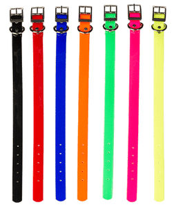 1'' Dayglo Collars w/Dee Ring - Coon Hunter Supply