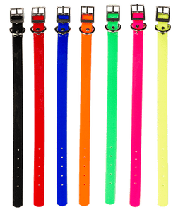 3/4'' Dayglo Collars w/Dee Ring - Coon Hunter Supply