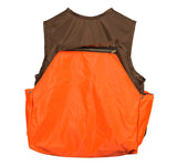 Dan's Game Vest Brown/Orange game bag - Coon Hunter Supply