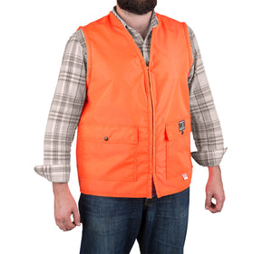 Dan's Heavy Duty Blaze Orange Vest - Coon Hunter Supply