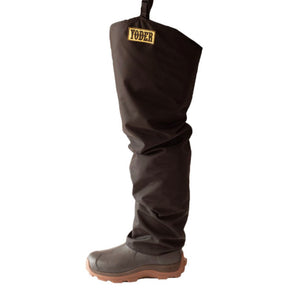 dryshod knee hi boots w/yoder chaps - coon hunter supply