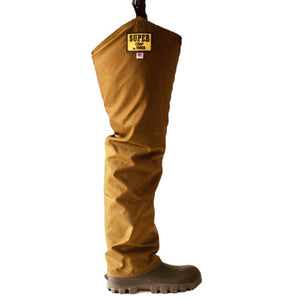 Bekina Boots w/yoder brown super chap - coon hunter supply