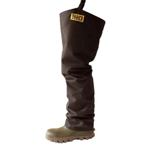 Bekina Boots w/yoder brown super chap - coon hunter supply